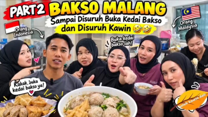 masakin teman kerja orang malaysia bakso malang