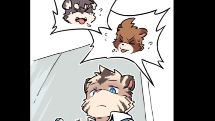The domineering little white tiger's beautiful counterattack against the three beasts' daily insults