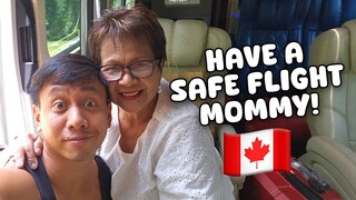 My Mom Flies Back to Canada | Vlog #1740