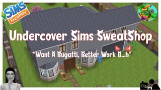 The Sims Freeplay - UnderCover SweatShop Build, For All Your Crafting Needs