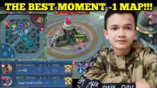 -1 MAP!! The Best Moment Fanny!!Push tower Musuh yg Buta Map awokawokawok - Mobile Legends