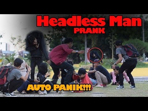 PRANK MAGIC KEPALA BUNTUNG (Headless Man Prank) !!!! PRANK INDONESIA | AMED AL ANSHARI