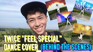 BEHIND THE SCENE (DURING MY Twice "Feel Special" DANCE COVER" Charrottt!!!