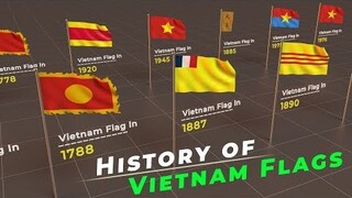 Lịch sử cờ của việt nam qua từng dai đoạn