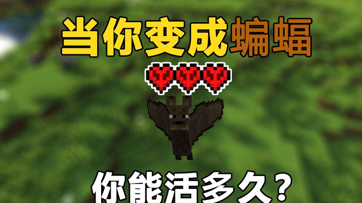 Minecraft: How Long Can You Survive in Hardcore Mode After Turning into a Bat?