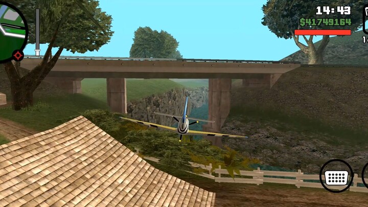 Flying a Plane under bridges in GTA San Andreas