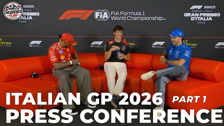 F1 Pre Race Drivers Press Conference | Italian Grand Prix 2026 | PART 1