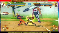 TEAM KARMA VS TEAM BIJUU - NARUTO STORM CONNECTIONS ANDROID GAMEPLAY
