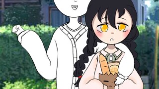 Bukan anime part 1: one-san temenin Fay belanja yuk! (collab tapi gambar sendiri ya)