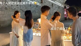 俩女生被发簪吸引不会用，丈夫一举动让人羡慕：哪有什么钢铁直男