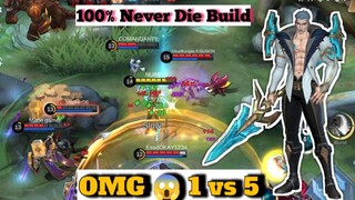 25 kills!! New Hero MLBB Fredrinn Buff Build-Never Die Build Gameplay~MLBB