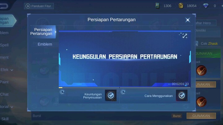 persiapan update nih