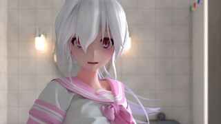 【MMD|布料|弱音】粉色JK