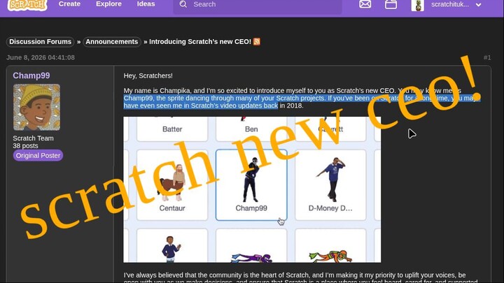 scratch new ceo lol
