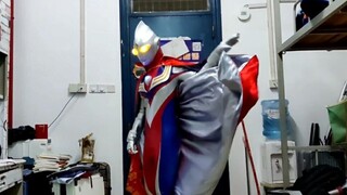 My sister's birthday is coming, I confess, I am Ultraman Tiga! Happy birthday to her