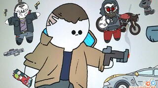 【CircleToons】一 分 钟 概括2077
