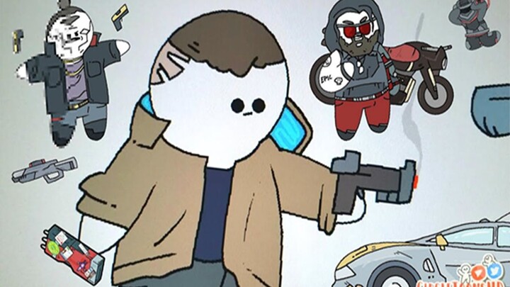 【CircleToons】一 分 钟 概括2077