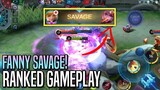 Fanny SAVAGE in RANK GAME!! | AGGRESSIVE GAMEPLAY by Yasuo | Top Global Fanny