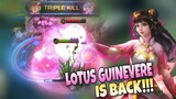 INSANE GUINEVERE LOTUS GAMEPLAY! NO MERCY! - HOW TO USE GUINEVERE - MOBILE LEGENDS