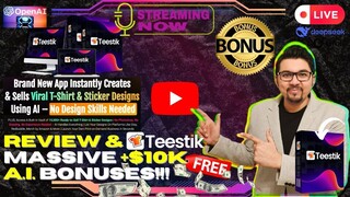 TeeStik Review: Design and Sell Your Own T-Shirts Quickly with AI Assistance