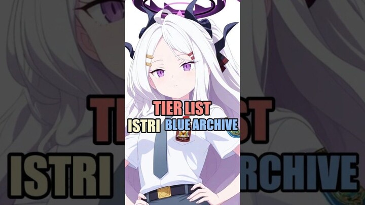 Tier List Istri Blue Archive #anime #shorts