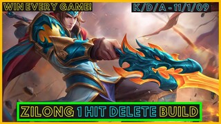 ZILONG 1 HIT DELETE BUILD 2021 | ZILONG GAMEPLAY | ZILONG BEST BUILD AND EMBLEM 2021