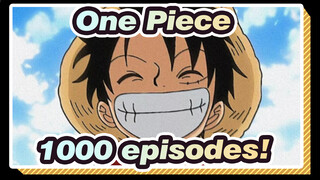 [One Piece]1000 episodes! One Piece awesome!!