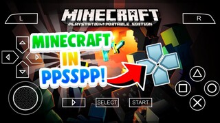 How To Play Minecraft In PPSSPP | Minecraft In PPSSPP | 2021