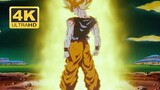When Goku transforms into Super Saiyan for the first time