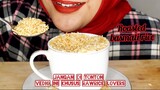 ASMR RAW RICE EATING| ROASTED BASMATI RICE  IN THE CUP| MAKAN BERAS MENTAH DI CANGKIR|ASMR INDONESIA