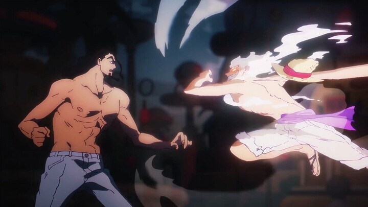 Duel Luffy VS Rob Lucci One Piece