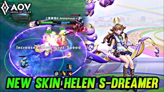 AoV : NEW SKIN HELEN S-DREAMER GAMEPLAY - ARENA OF VALOR