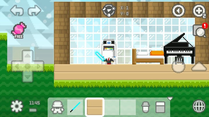 pixel world parody no sound