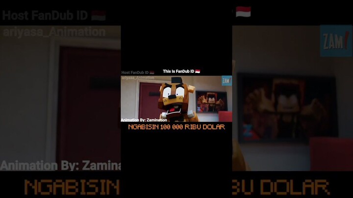 Fazbears and Friends Fandub Indonesia 🇮🇩 My reaction #fnaf #shorts