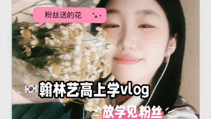 Vlog SMA Seni Hanlim｜Seorang siswa SMA Korea bertemu penggemar setelah sekolah