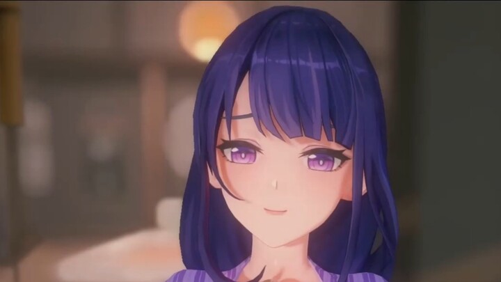 她真的很好看
