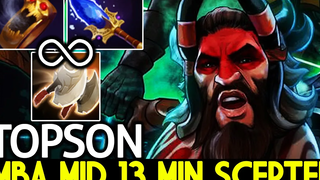 TOPSON Beastmaster ใหม่ Imba Mid 13 Min Scepter 0 วินาที Wild Axes Dota