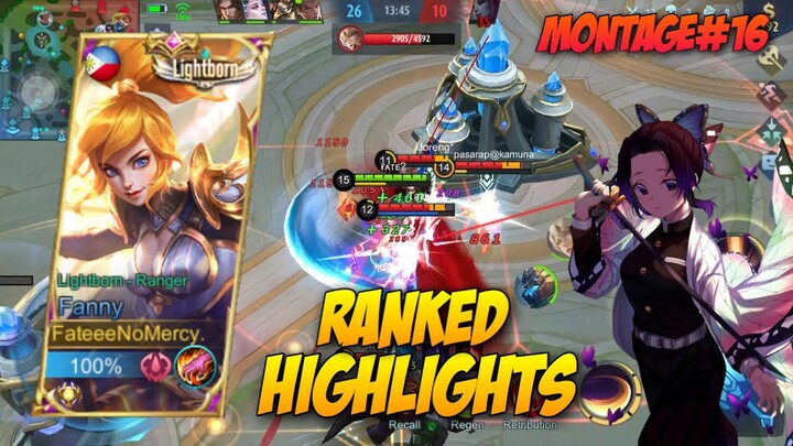 THE MOST AGGRESSIVE FANNY MONTAGE IN MOBILE LEGENDS | MONTAGE#16 | MLBB | FANNYWISE
