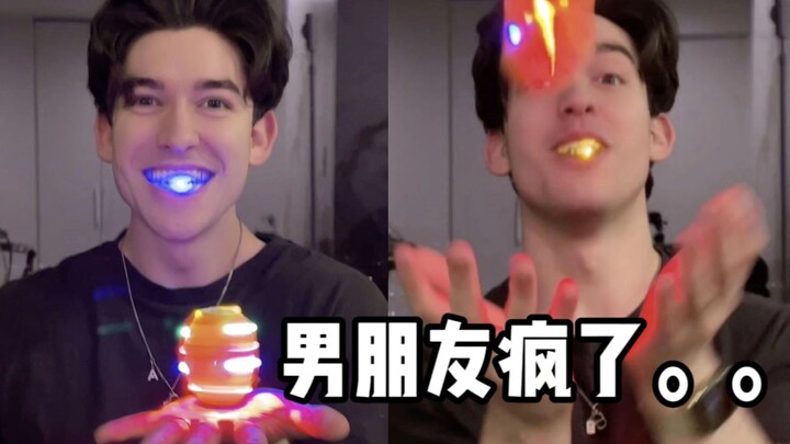 Kissing with glowing braces… My boyfriend’s gone crazy.
