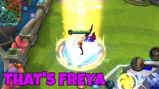 FREYA ON MAYHEM | SIZE SKILL   Mobile Legends