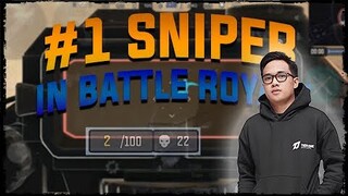 NO.1 SNIPER IN CALL OF DUTY MOBILE BATTLE ROYALE!