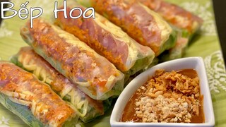 Bò bía Sài Gòn_Cách làm bò bía chuẩn vị,hấp dẫn_Bếp Hoa