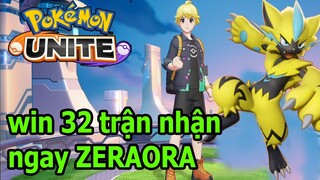 Pokemon Unite WIN 32 Trận Nhận Ngay Siêu Sát Thủ ZERAORA Hổ Điện Game 5 VS 5 Như Liên Quân Top Game