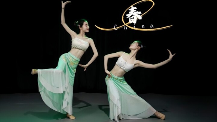 The dance of "China-Spring Breeze" accidentally stepped on the tip of the spring#Easy to learn dance
