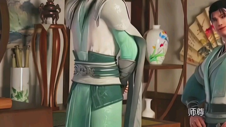 Give the master's waist a close-up shot, just think Shen Qingqiu modeling yyds
