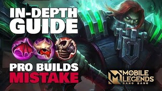 TERIZLA: Best Build | Pro Builds Mistake | Gameplay | Mobile Legends 2021