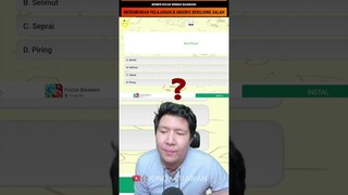 MOMEN KOCAK WINDAH BASUDARA MEREMEHKAN PELAJARAN B.INGGRIS BERUJUNG SALAH #shorts #windah