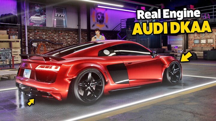 Need for Speed Heat - 2300HP AUDI R8 V10 Customization | Real Engine & Sound