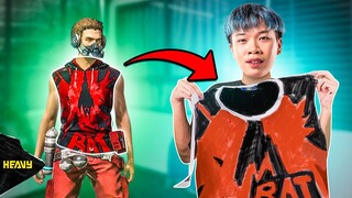 Hóa Thân Thành "Thiết Kế Thời Trang" Làm Áo Free Fire Ngoài Đời Thực | HEAVY