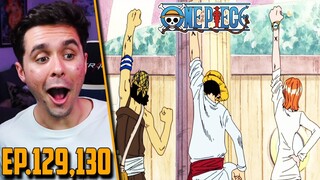 "WHAT A HUGE MOMENT" One Piece Ep.129,130 Live Reaction!